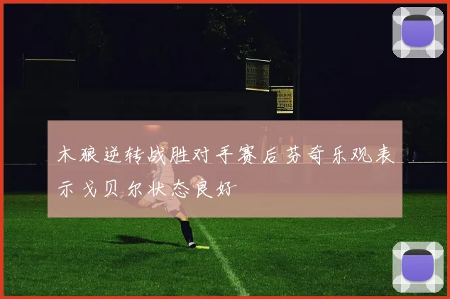 木狼逆转战胜对手赛后芬奇乐观表示戈贝尔状态良好
